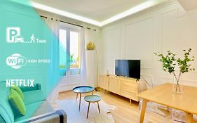 Designer Garden View Ac, Fiber Wifi Heart Of Monaco